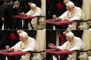 Pope Benedict offers blessings with his first tweet